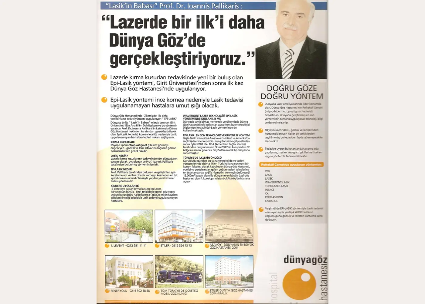 Basın kupürü — göz sağlığı